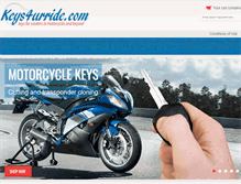 Tablet Screenshot of keys4urride.com